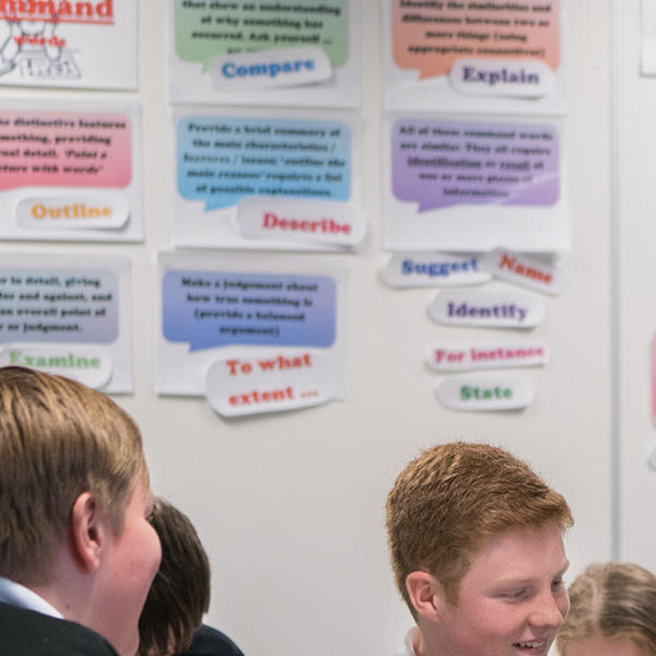Teacher and students at Kelvin School